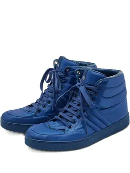 Gucci Pre-Owned: Голубые кроссовки 