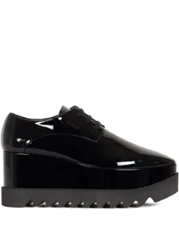 Stella McCartney: Блестящие лоферы  Elyse