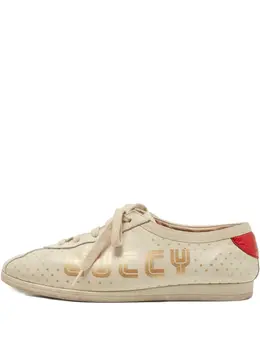 Gucci Pre-Owned: Бежевые кроссовки 