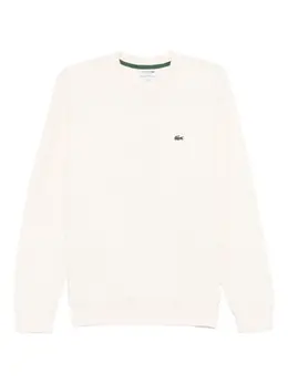 Lacoste: Белый свитшот 