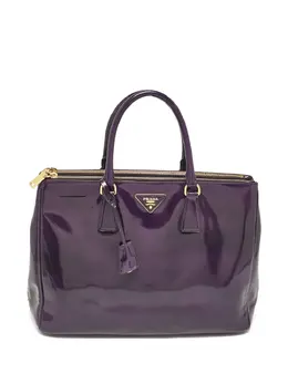 Prada Pre-Owned: Фиолетовая сумка-шоппер 