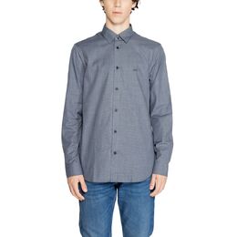Armani Exchange: Синяя рубашка 