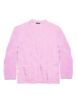 Balenciaga: Жаккардовый кардиган 