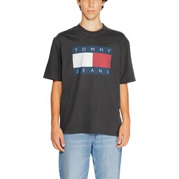 Tommy Jeans: Чёрная футболка 