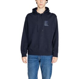 Armani Exchange: Синий свитер 