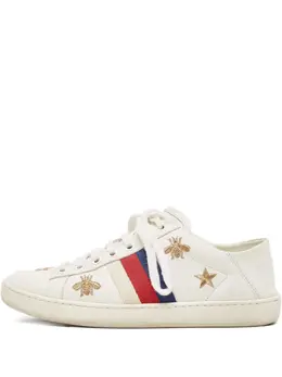 Gucci Pre-Owned: Белые кроссовки 