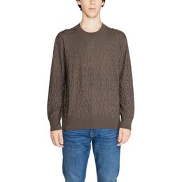 Armani Exchange: Зелёная футболка 
