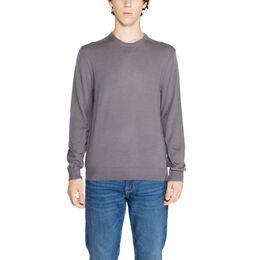 Armani Exchange: Серый свитер 