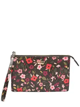 Kate Spade: Клатч с растительным принтом 