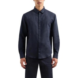 Armani Exchange: Синяя рубашка 