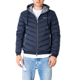 Armani Exchange: Синяя куртка 