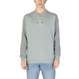 Calvin Klein Jeans: Зелёный свитер 