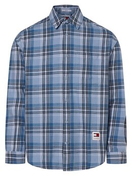 Tommy Jeans: Синяя рубашка 