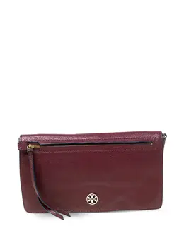 Tory Burch: Бордовая сумка через плечо 