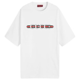 Gucci: Белая футболка  Web