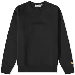 Carhartt WIP: Чёрная толстовка  Chase