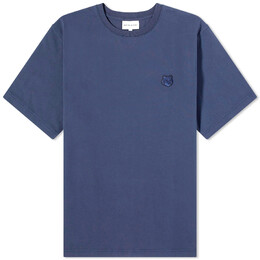 Maison Kitsuné: Голубая футболка 