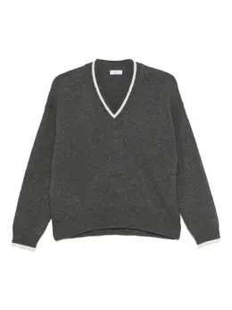 Brunello Cucinelli: Свитер с v-образным вырезом 