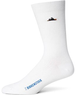 Birkenstock: Белые носки 
