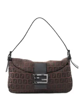 Fendi Pre-Owned: Тёмная сумка 