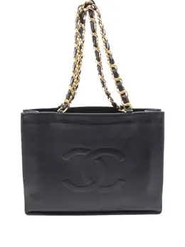 CHANEL Pre-Owned: Чёрная сумка 
