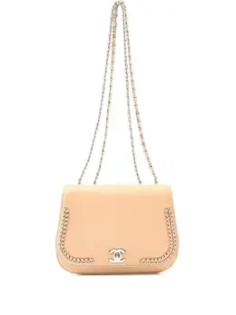 CHANEL Pre-Owned: Бежевая сумка 