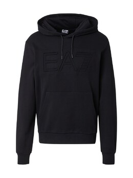 EA7 Emporio Armani: Чёрная толстовка 