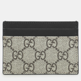 Gucci: Чёрный картхолдер  GG Supreme