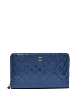 CHANEL Pre-Owned: Голубой кошелёк 