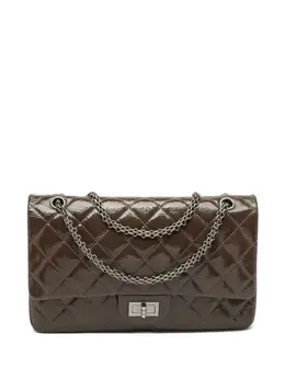 CHANEL Pre-Owned: Зелёная сумка 