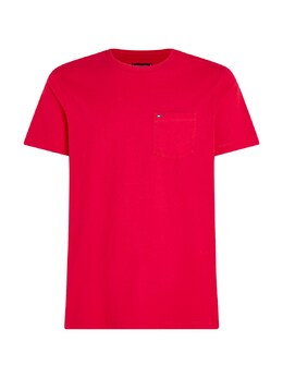 Tommy Hilfiger: Красная рубашка  Essential