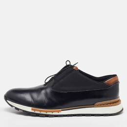 Berluti: Чёрные кроссовки 