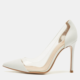 Gianvito Rossi: Белые туфли  Plexi