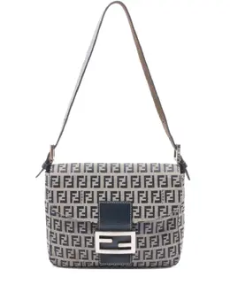 Fendi Pre-Owned: Синяя сумка 