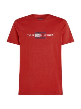 Tommy Hilfiger: Красная рубашка 