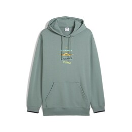 PUMA: Зелёная толстовка  Essentials