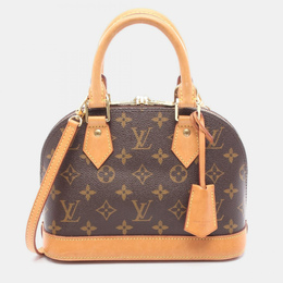 Louis Vuitton: Коричневая сумка  Alma BB