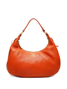 Prada Pre-Owned: Оранжевая сумка 
