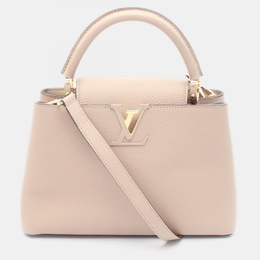 Louis Vuitton: Бежевая сумка 