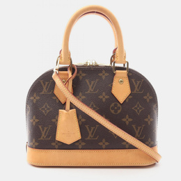 Louis Vuitton: Коричневая сумка  Alma BB