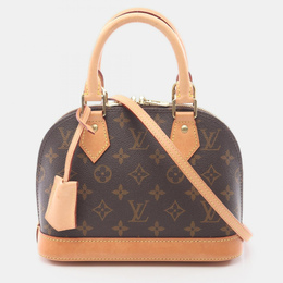 Louis Vuitton: Коричневая сумка  Alma BB