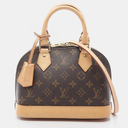 Louis Vuitton: Коричневая сумка  Alma BB