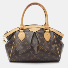 Louis Vuitton: Коричневая сумка на руку 