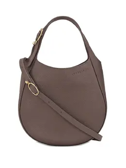 Longchamp: Коричневая сумка  Le Foulonné