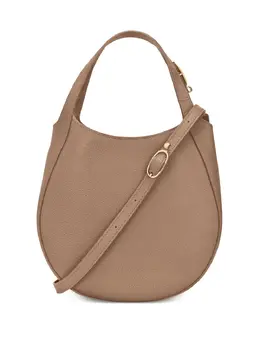 Longchamp: Бежевая сумка 