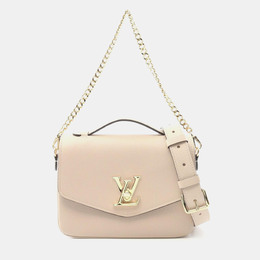 Louis Vuitton: Бежевая сумка 