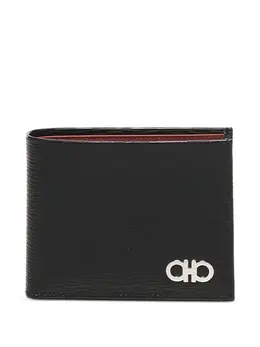 Ferragamo: Чёрный кошелёк  Gancini