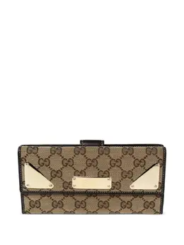 Gucci Pre-Owned: Коричневый кошелёк 