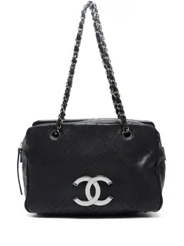 CHANEL Pre-Owned: Чёрная сумка 