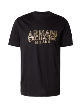 Armani Exchange: Чёрная рубашка 